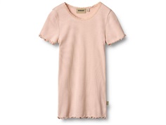 Wheat Katie t-shirt powder with lace